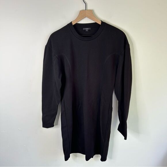 Cos Black Viscose sweatshirt dress, size Medium - Picture 2 of 7